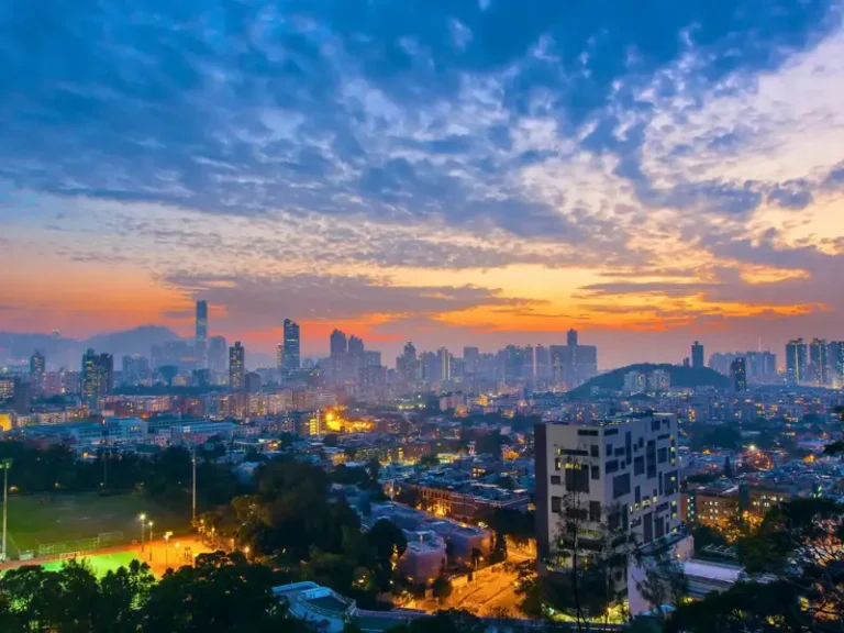 luxury apartments in the Bengaluru skyline, highlighting premium real estate investment opportunities in 2026