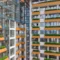 Modern apartment buildings in Electronic City tshowing current housing trends