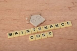 Annual maintenance forecast showing expected repair and upkeep costs for residential property