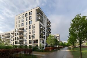 Residential real estate investment in Bangalore 2026 showing modern apartment buildings and growing property market trends