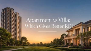 Apartment vs villa comparison — which property type gives better return on investment